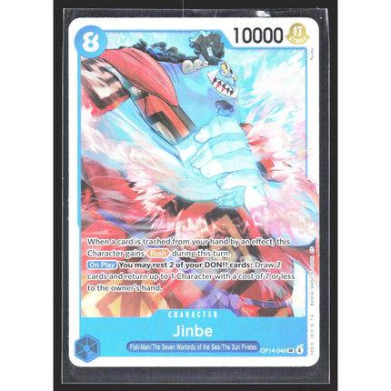 Jinbe The Azure Sea's Seven #OP14-049 Super Rare