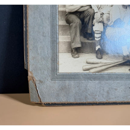 1931 High School Baseball Interracial Team Photo Lebanon PA Area Cardboard Frame