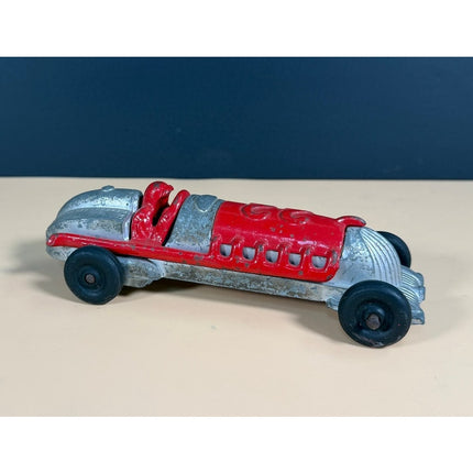 Vintage Hubley #22 Racer 7" Cast Iron Diecast Race Car Toy