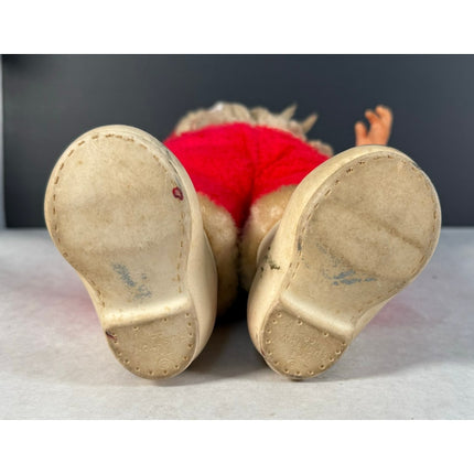 Vintage 1950s Rushton Coca-Cola Santa Claus 18" Rubber Face Plush Doll