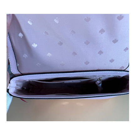 Kate Spade Dana Small Flap Crossbody Pink Saffiano Bag NWT $249 MSRP
