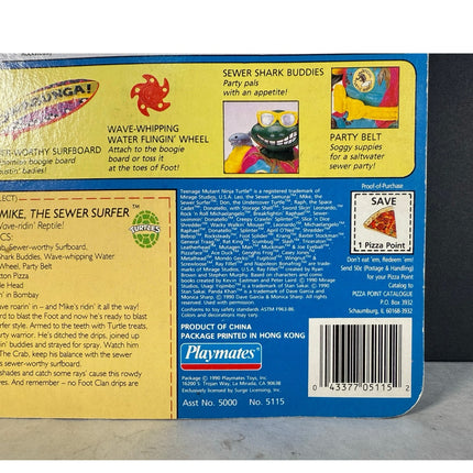 Playmates TMNT Mike the Sewer Surfer Action Figure Teenage Mutant Ninja Turtle