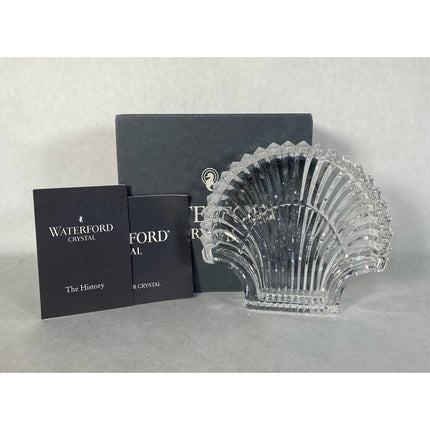 Waterford Crystal 5" Shell Dish Scalloped Trinket Candy Bowl NIB / OB