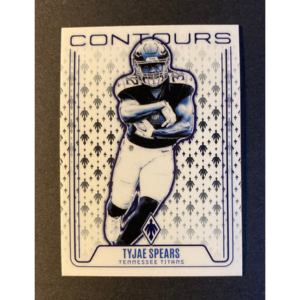 2024 Panini Phoenix Tyjae Spears #CON-TSS Contours Insert Titans