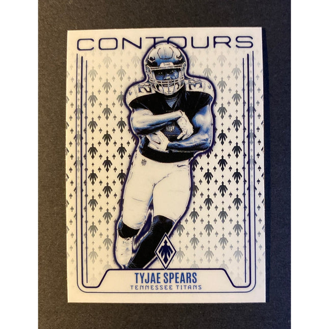 2024 Panini Phoenix Tyjae Spears #CON-TSS Contours Insert Titans