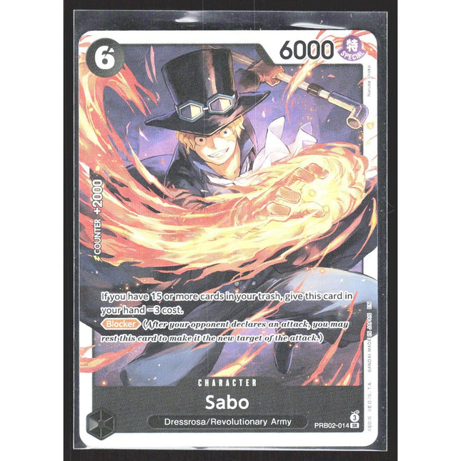 Sabo Premium Booster -The Best- Vol. 2 #PRB02-014 Super Rare