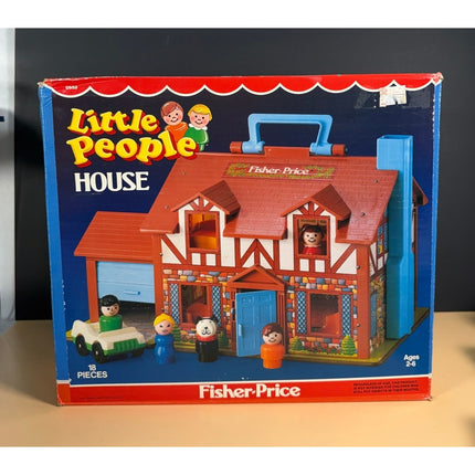 Fisher Price Little People House #952 Complete 18 Pieces OB