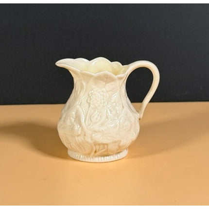 Vintage Belleek Porcelain Creamer 3" Ireland