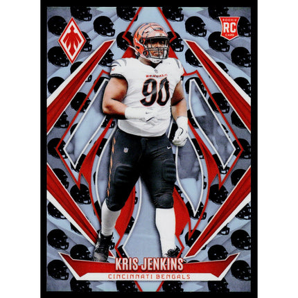 Kris Jenkins 2024 Panini Phoenix Team Helmet #215 SN,RC 083/399 Bengals