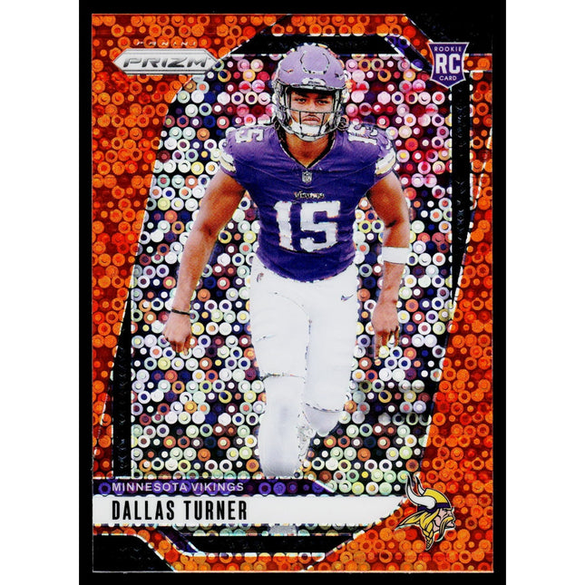 Dallas Turner 2024 Panini Prizm Disco #324 RC Minnesota Vikings