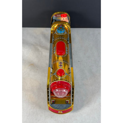 Vintage Golden Cloud Express 3860 Tin Train 16" Locomotive Engine Toy