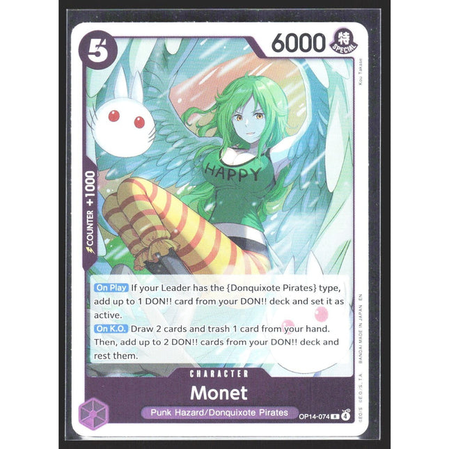 Monet The Azure Sea's Seven #OP14-074 Rare