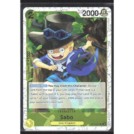 Sabo (007) Ultra Deck: The Three Brothers #ST13-007 Common