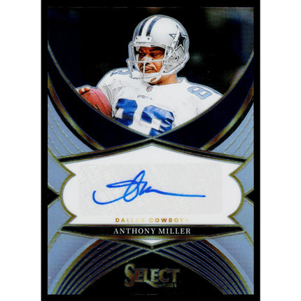 Anthony Miller 2024 Panini Select Signatures Prizm #SSP-AMR AU Dallas Cowboys