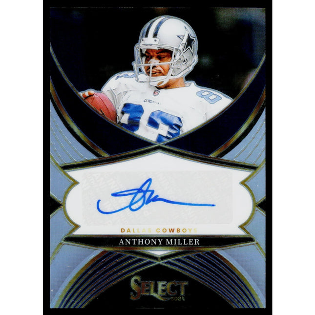 Anthony Miller 2024 Panini Select Signatures Prizm #SSP-AMR AU Dallas Cowboys