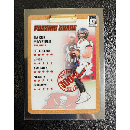 Baker Mayfield 2024 Optic 10 Tampa Bay Buccaneers Passing Grade