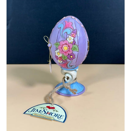 Jim Shore Heartwood Creek Sing for Spring 4056945 Hinged Egg Chick Figurine