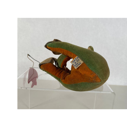 Vintage Dakin Dream Pets “Fishin’ Frog” Plush Japan
