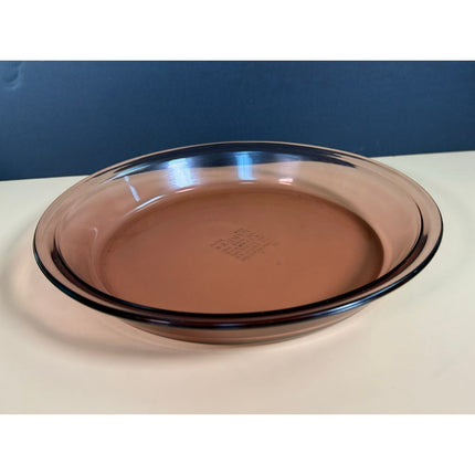 Set of 3 Pyrex Amethyst Purple Glass Pie Plates #209 9.5" Vintage Baking Dishes