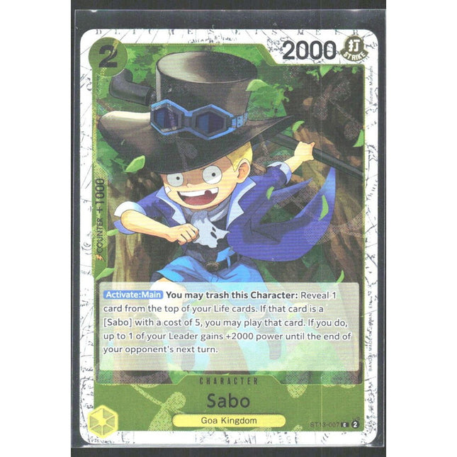 Sabo Premium Booster -The Best- Vol. 2 #ST13-007 Common