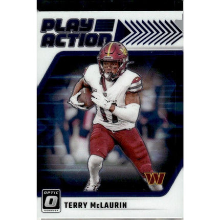 Terry McLaurin 2024 Donruss Optic Play Action #15 Washington Commanders