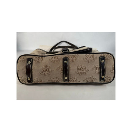 Dooney & Bourke DL57C East–West Shoulder Bag – Jacquard Monogram Canvas