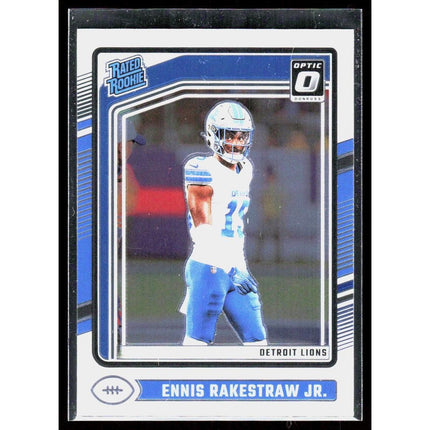Ennis Rakestraw Jr. 2024 Donruss Optic #232 RC Detroit Lions