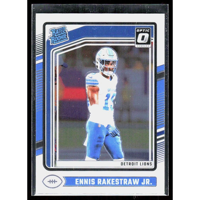 Ennis Rakestraw Jr. 2024 Donruss Optic #232 RC Detroit Lions