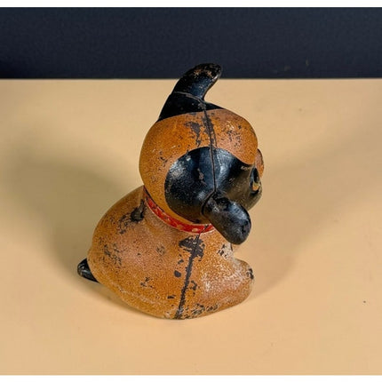 Vintage Hubley Fido Dog Cast Iron Coin Bank Antique Toy Collectible