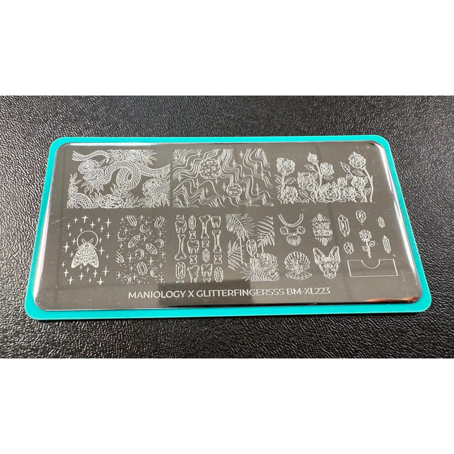 Maniology x Glitterfingersss BM-XL223 Nail Art Stamping Plate