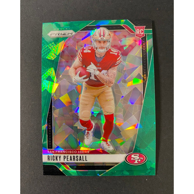 Ricky Pearsall 2024 Panini Prizm #383 Rookie RC San Francisco 49ers Green Ice