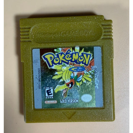 Pokemon Gold Version Nintendo Game Boy Color Game Cartridge