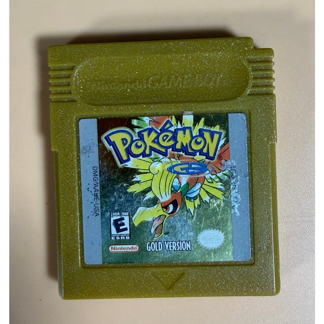 Pokemon Gold Version Nintendo Game Boy Color Game Cartridge