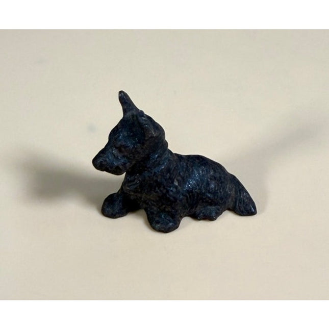Vintage Hubley Schnauzer Cast Iron Paperweight Dog Collectible