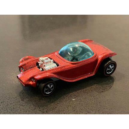 1968 Hot Wheels Redline "Beatnik Bandit" Diecast Car Toy – Spectraflame Red