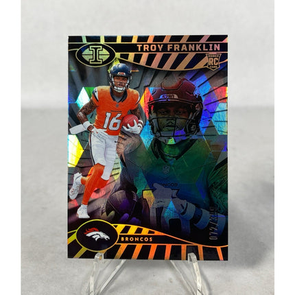 2024 Panini Illusions Troy Franklin RC #072/399 Rookie Parallel Broncos #24