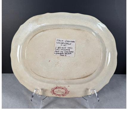 Thessalian CM Red 13" Platter – Wassersale Glaze