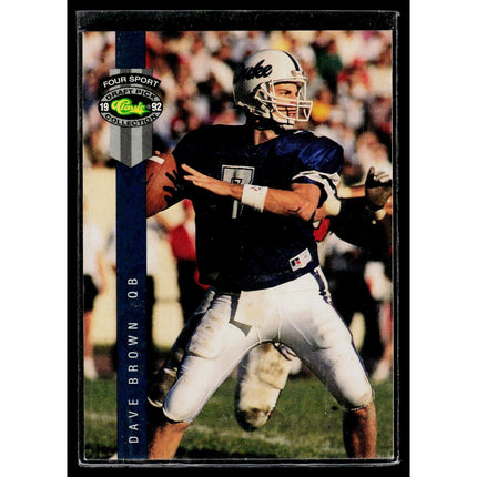 Dave Brown 1992 Classic Four Sport #301