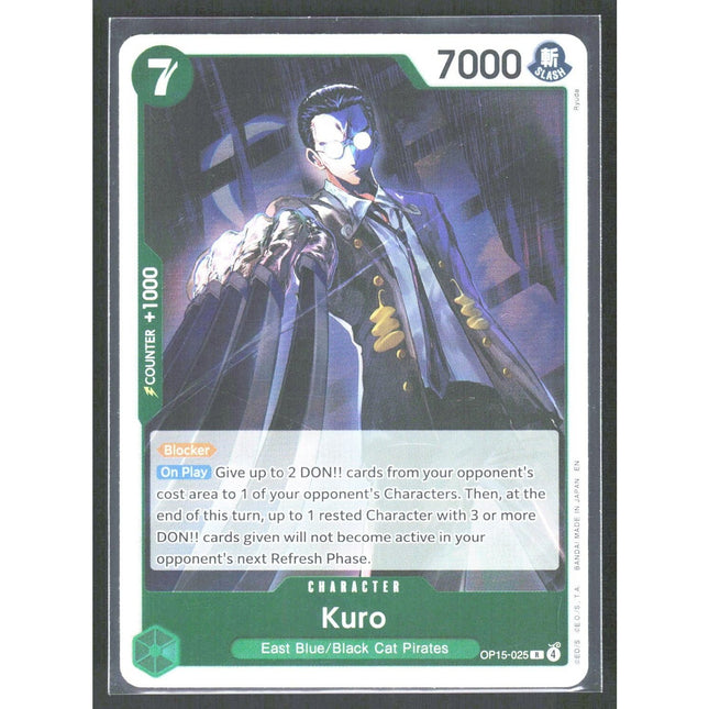 Kuro Adventure on Kami's Island #OP15-025 Rare