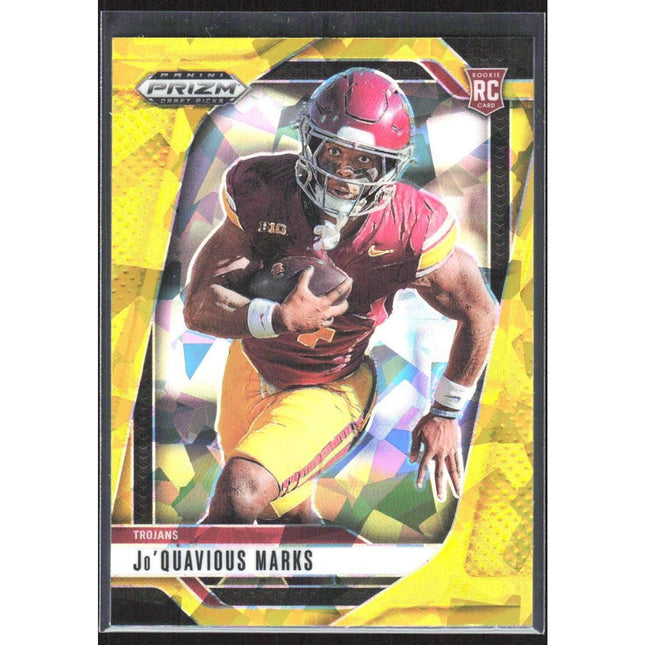 Jo'Quavious Marks 2025 Panini Prizm Draft Picks Prizms Gold Ice #138 Trojans