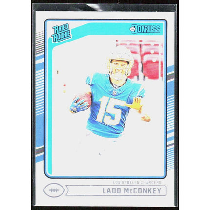 Ladd McConkey 2024 Donruss #328 RC Los Angeles Chargers