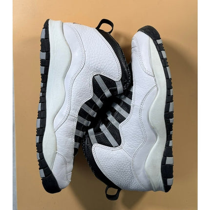 Nike 1994 Air Jordan 10 OG Steel White Black Gray Men's Size 10 130209-101