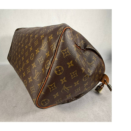 Louis Vuitton Speedy 40 Monogram Canvas Shoulder Bag Authentic MSRP $1600