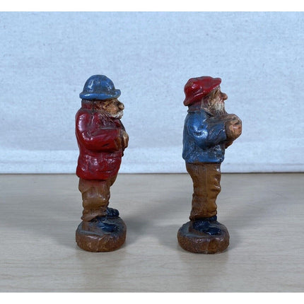 Syroco Hill-Billy’s Clem & Lem Musical Band Figures – 4.5" Vintage Pair