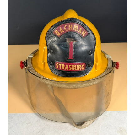 MSA Cairns Fire Helmet Vintage Firefighter Helmet PA Fire Equipment Collectible