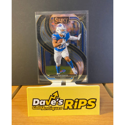Ray Davis 2024 Panini Select #189 Premier Level Rookie RC Card Buffalo Bills