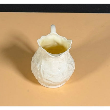 Vintage Belleek Porcelain Creamer 3" Ireland