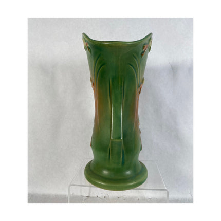 Roseville Pottery Snowberry Vase IV-9 Double Handled – Vintage Art Pottery
