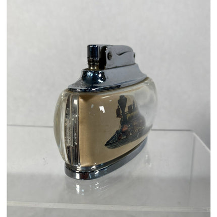 Ronson Trophy Steam Engine Table Petrol Lighter — “Unfired”