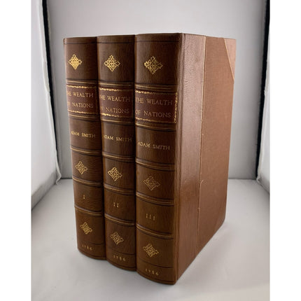 1786 Adam Smith The Wealth of Nations – 4th Edition 2 Volume Antiquarian Book